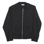 LA REDOUTE Womens Black Jacket UK 8 Polyester Zip Plain Stylish Lightweight