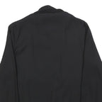 LA REDOUTE Womens Black Jacket UK 8 Polyester Zip Plain Stylish Lightweight