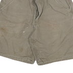 CARHARTT Mens Cotton Blend Beige Casual Workwear Shorts L W28 Durable Fit