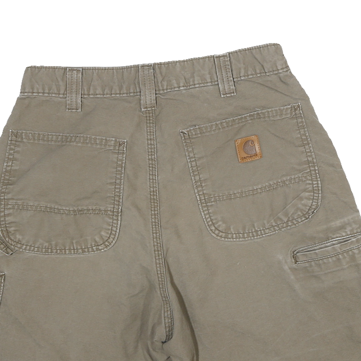 CARHARTT Mens Cotton Blend Beige Casual Workwear Shorts L W28 Durable Fit