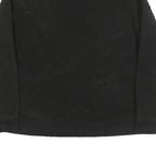CALVIN KLEIN Womens Black Plain Jumper Crew Neck Basic Knit L Polyester Blend