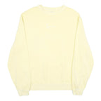 KARL KANI Mens Cream Sweatshirt Crew Neck M Casual Cotton Pullover Lightweight