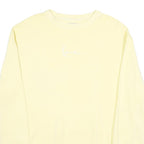 KARL KANI Mens Cream Sweatshirt Crew Neck M Casual Cotton Pullover Lightweight