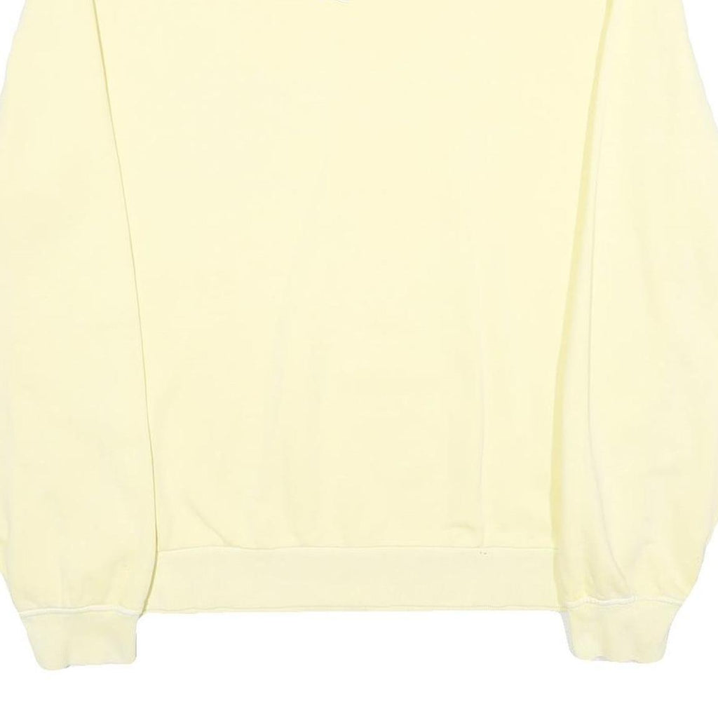 KARL KANI Mens Cream Sweatshirt Crew Neck M Casual Cotton Pullover Lightweight