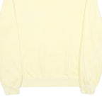 KARL KANI Mens Cream Sweatshirt Crew Neck M Casual Cotton Pullover Lightweight