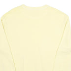 KARL KANI Mens Cream Sweatshirt Crew Neck M Casual Cotton Pullover Lightweight