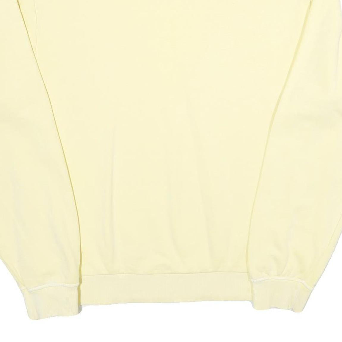 KARL KANI Mens Cream Sweatshirt Crew Neck M Casual Cotton Pullover Lightweight