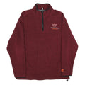 STARTER Mens Maroon Virginia Tech Hokies Patterned Jumper Crew Neck Basic Knit L