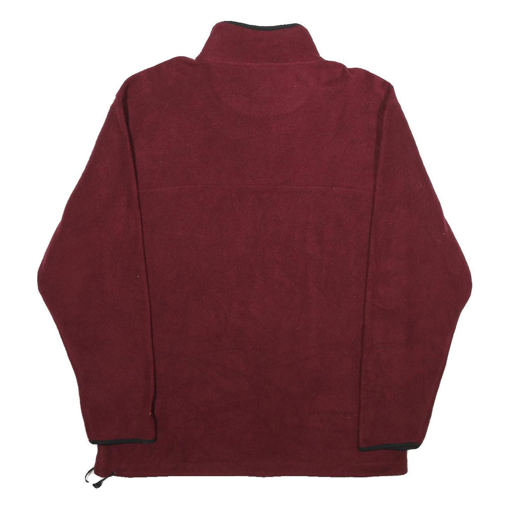 STARTER Mens Maroon Virginia Tech Hokies Patterned Jumper Crew Neck Basic Knit L