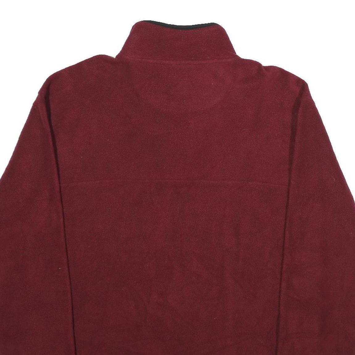 STARTER Mens Maroon Virginia Tech Hokies Patterned Jumper Crew Neck Basic Knit L