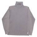 CARHARTT Mens Jumper Grey Roll Neck Tight Knit M