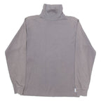 CARHARTT Mens Jumper Grey Roll Neck Tight Knit M