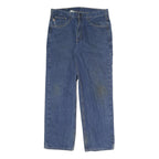 CARHARTT Mens Jeans Blue Regular Straight Denim W35 L28 Classic Workwear