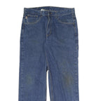 CARHARTT Mens Jeans Blue Regular Straight Denim W35 L28 Classic Workwear