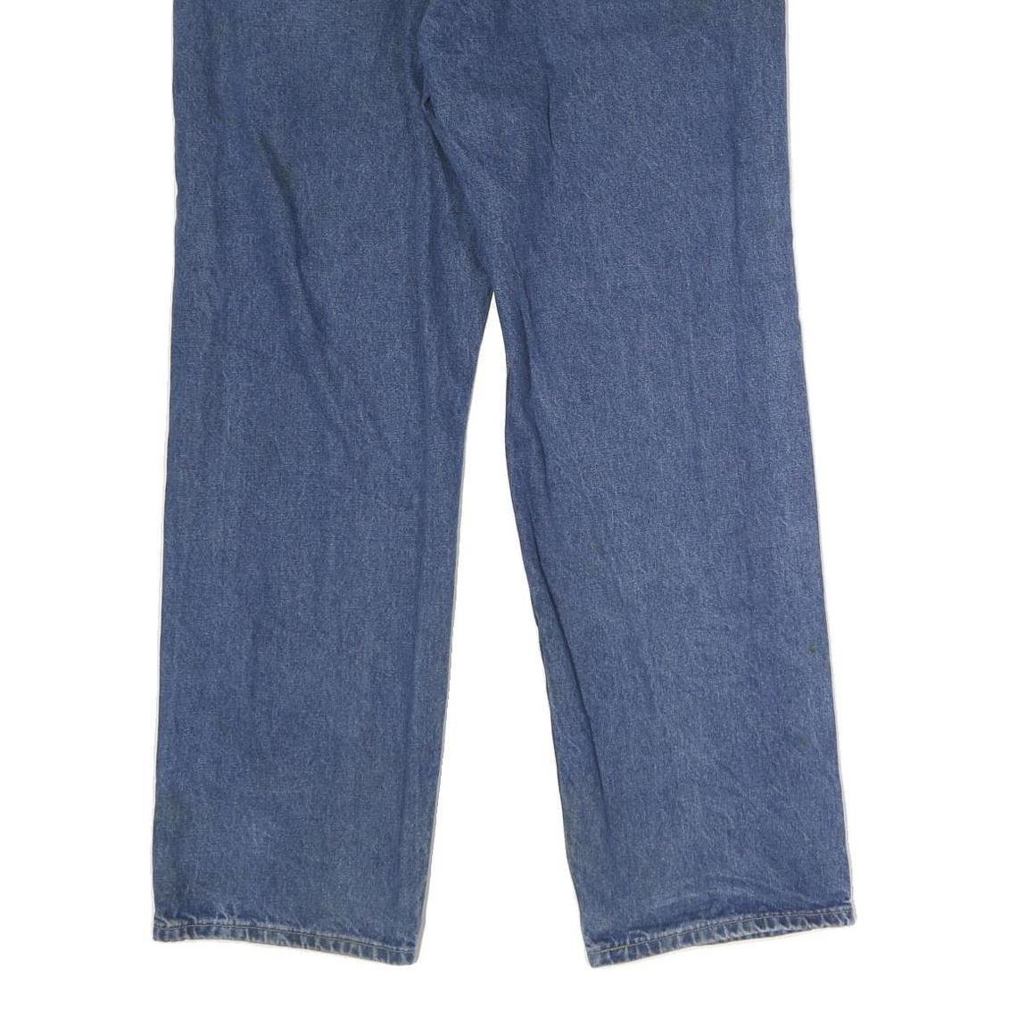 CARHARTT Mens Jeans Blue Regular Straight Denim W35 L28 Classic Workwear