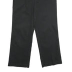 TOMMY HILFIGER Womens Cotton Blend Black Regular Straight Trousers W32 L30