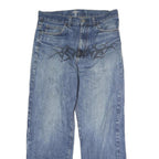 CARHARTT WIP Mens Relaxed Blue Denim Light W32 L32 Cotton Jeans Zip