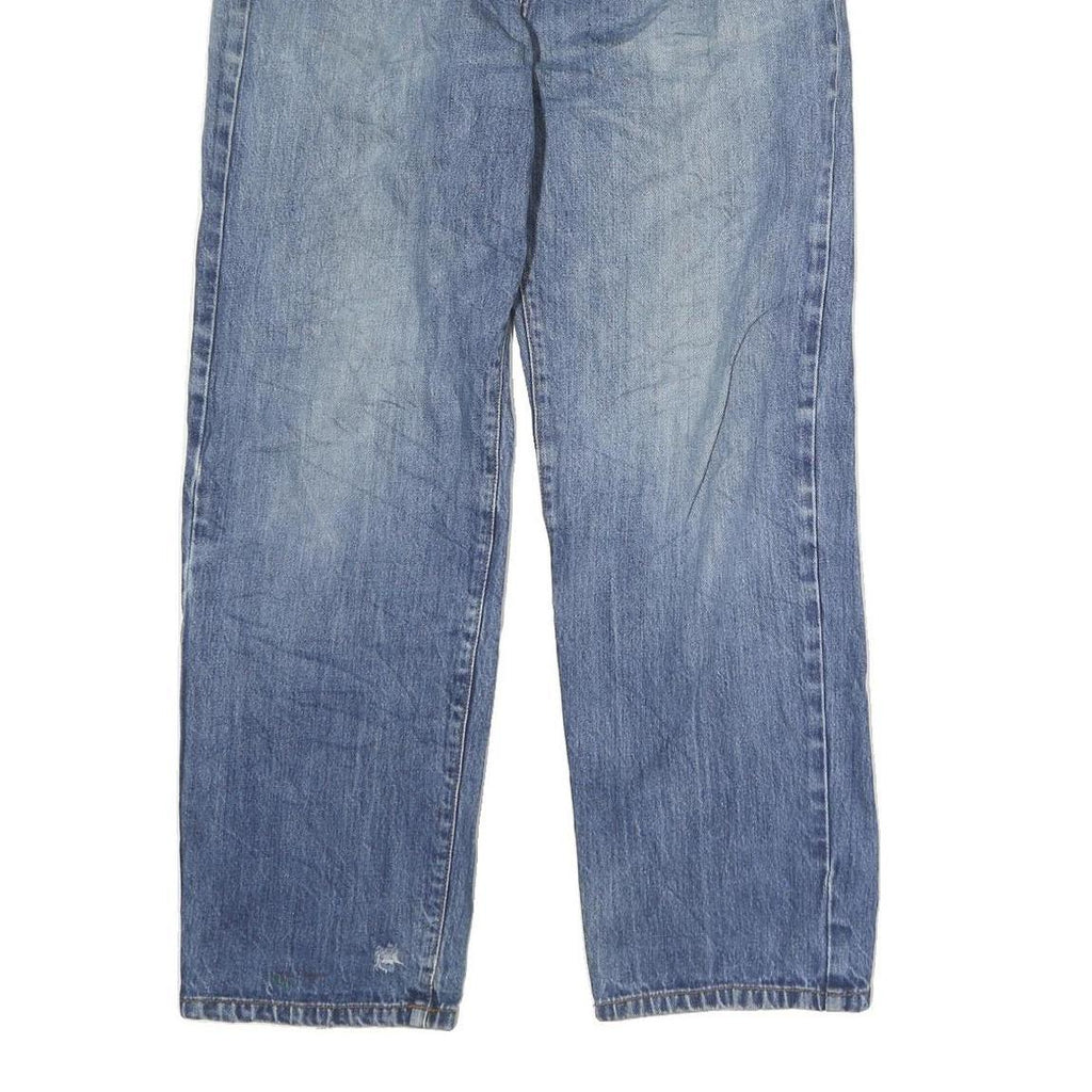 CARHARTT WIP Mens Relaxed Blue Denim Light W32 L32 Cotton Jeans Zip