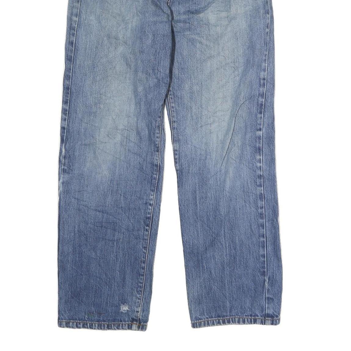 CARHARTT WIP Mens Relaxed Blue Denim Light W32 L32 Cotton Jeans Zip