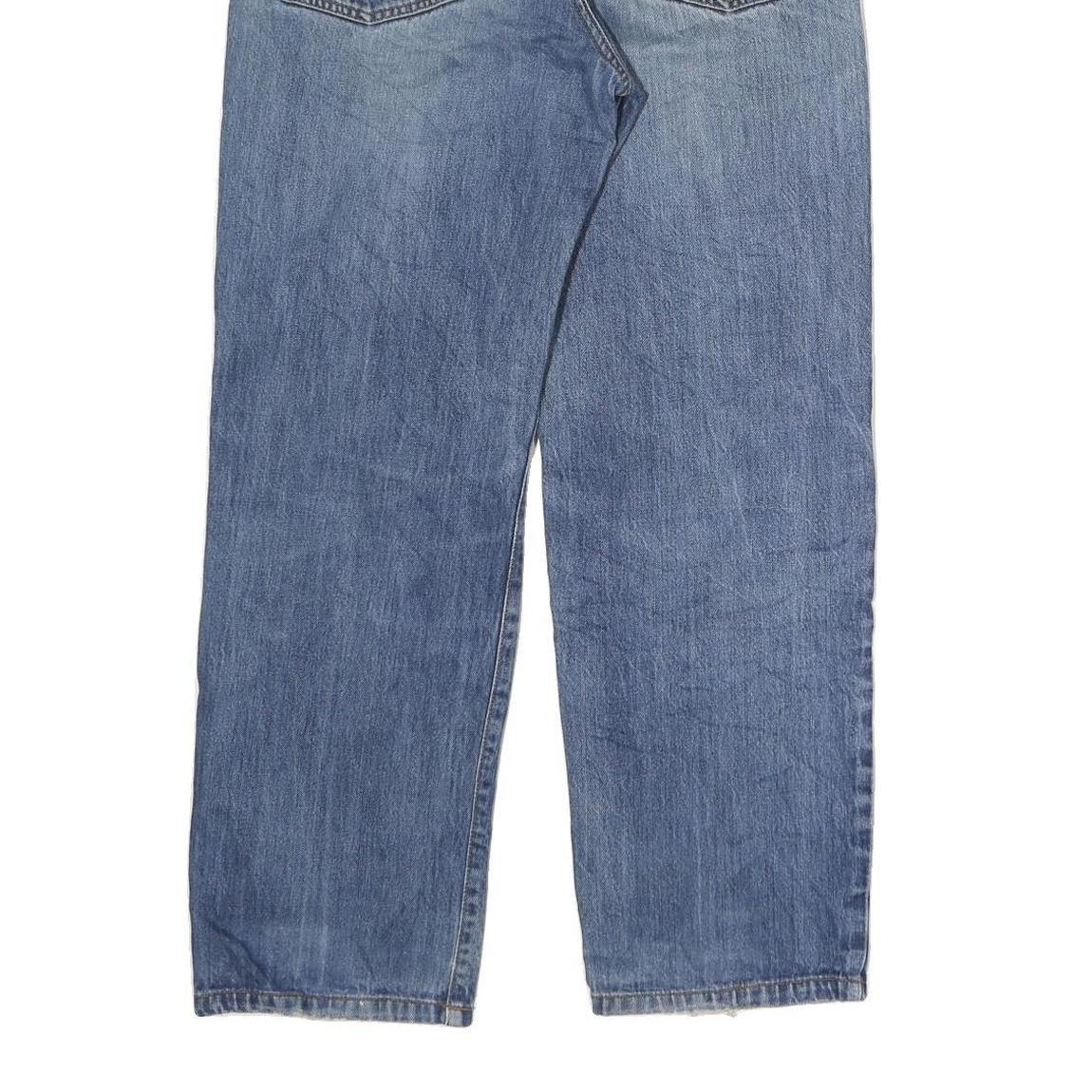 CARHARTT WIP Mens Relaxed Blue Denim Light W32 L32 Cotton Jeans Zip