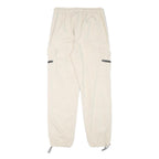 TALLY WEIJL Womens Cotton Blend Beige Relaxed Cargo Drawstring Trousers W28 L27