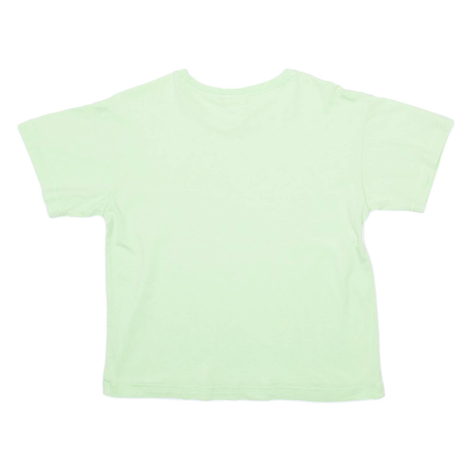 CHAMPION Womens T-Shirt Green S