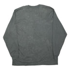 CARHARTT Mens Grey Long Sleeve T-Shirt XL Crew Neck Cotton Blend Pocket Logo