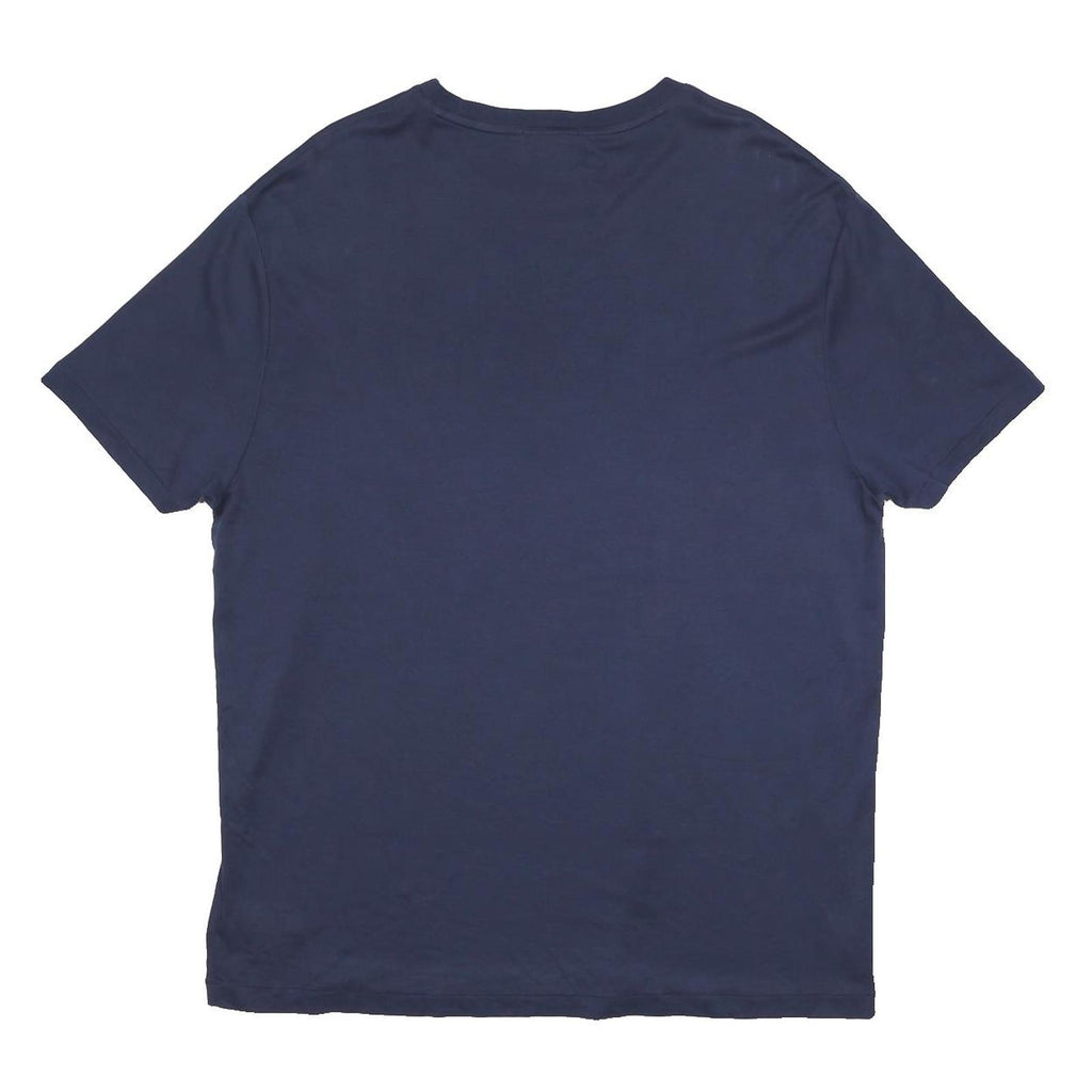 POLO RALPH LAUREN Mens Blue Classic T-Shirt XL Short Sleeve Crew Neck Cotton