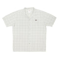 DICKIES Mens White Check Cotton Blend Shirt XL Workwear Casual Button Down