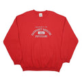 OARSMAN Mens Red Emergency Medicine Print Crew Neck XL Sweatshirt Casual Cotton