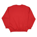 OARSMAN Mens Red Emergency Medicine Print Crew Neck XL Sweatshirt Casual Cotton