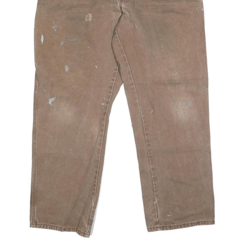 DICKIES Mens Jeans Regular Straight Denim Light W40 L32 Workwear Utility