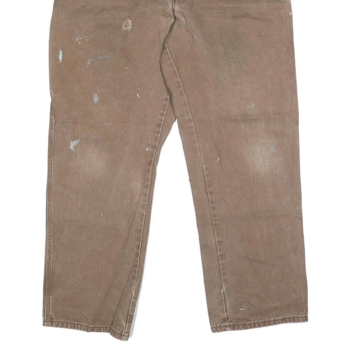 DICKIES Mens Jeans Regular Straight Denim Light W40 L32 Workwear Utility