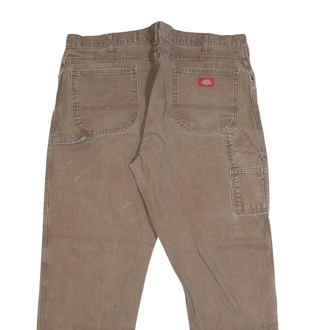 DICKIES Mens Jeans Regular Straight Denim Light W40 L32 Workwear Utility