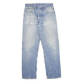 LEVI'S 501 Mens Blue Regular Straight Denim Cotton Medium W34 L32 Classic Fit