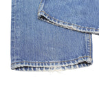 LEVI'S 501 Mens Blue Regular Straight Denim Cotton Medium W34 L32 Classic Fit