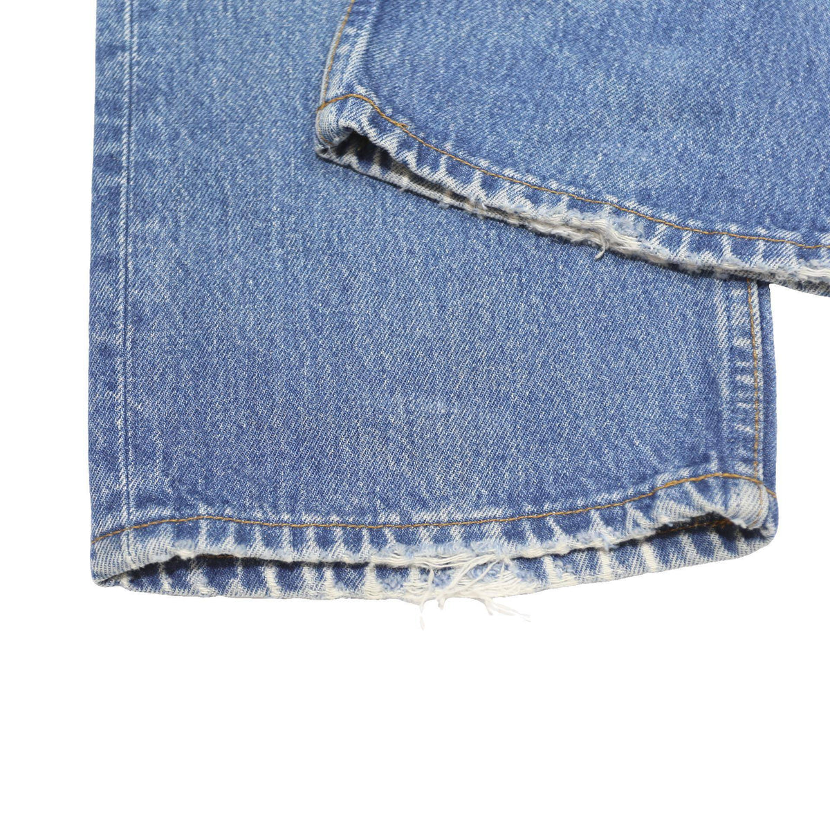 LEVI'S 501 Mens Blue Regular Straight Denim Cotton Medium W34 L32 Classic Fit