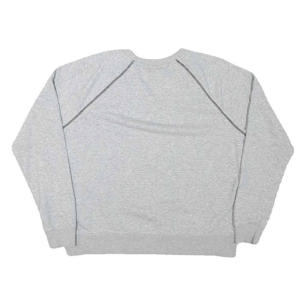 FILA Womens Grey Crew Neck 2XL Cotton Blend Pullover Sweatshirt Casual