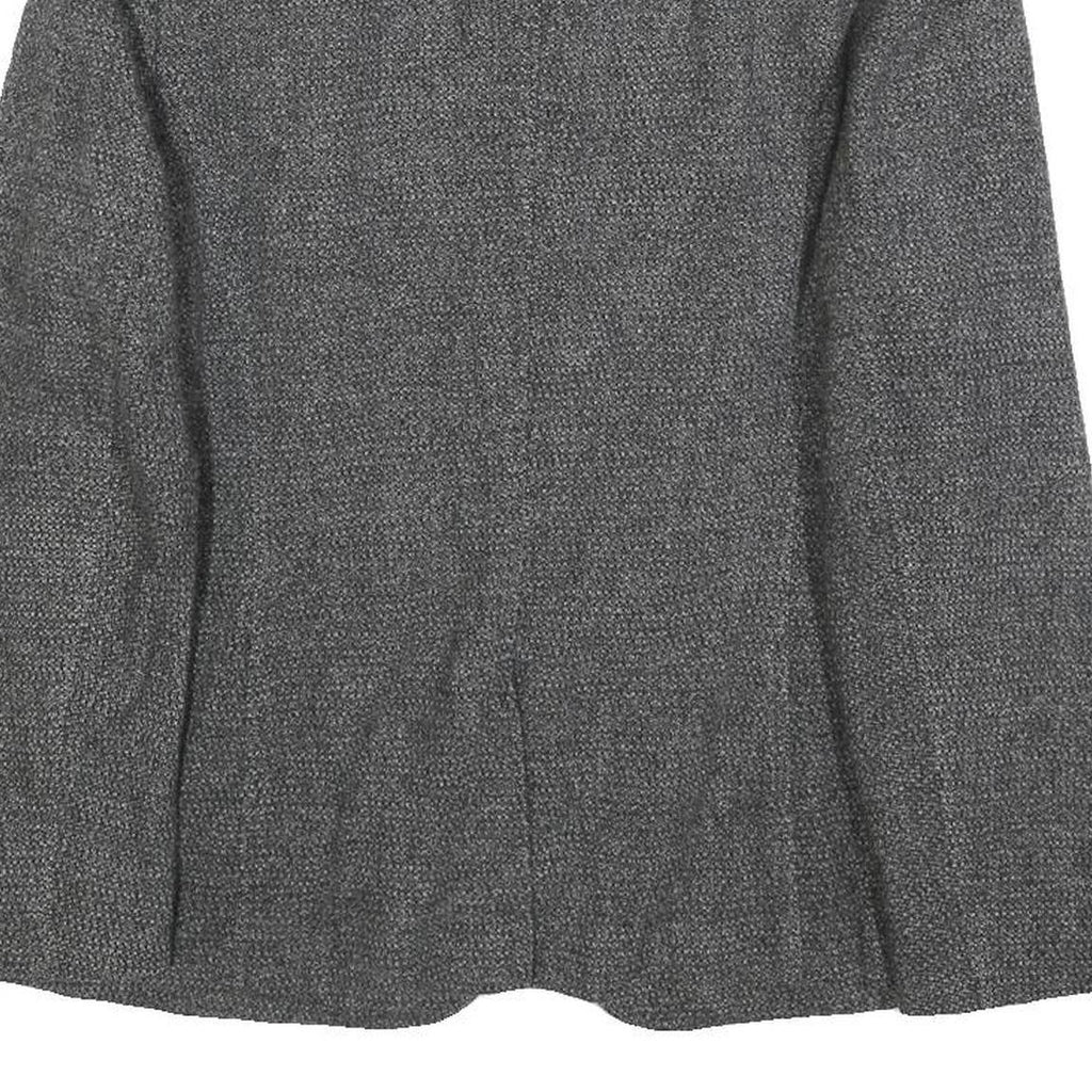 BOGNER Womens Grey Button Jacket XL Woven Classic Formal Tailored