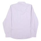 TED BAKER Mens Lilac Shirt L Cotton Blend Long Sleeve Button Casual