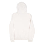 PUMA Mens White Hoodie L Cotton Blend Classic Logo Pullover Sweatshirt