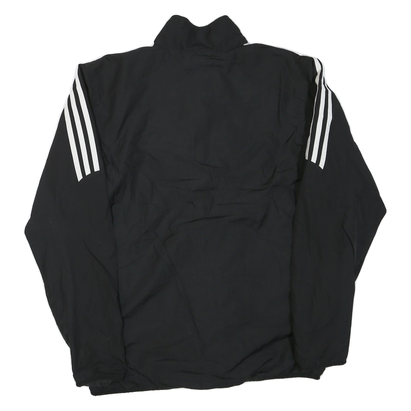 ADIDAS Mens Black Navy PL Panthers Track Jacket S Polyester Blend Zip Striped