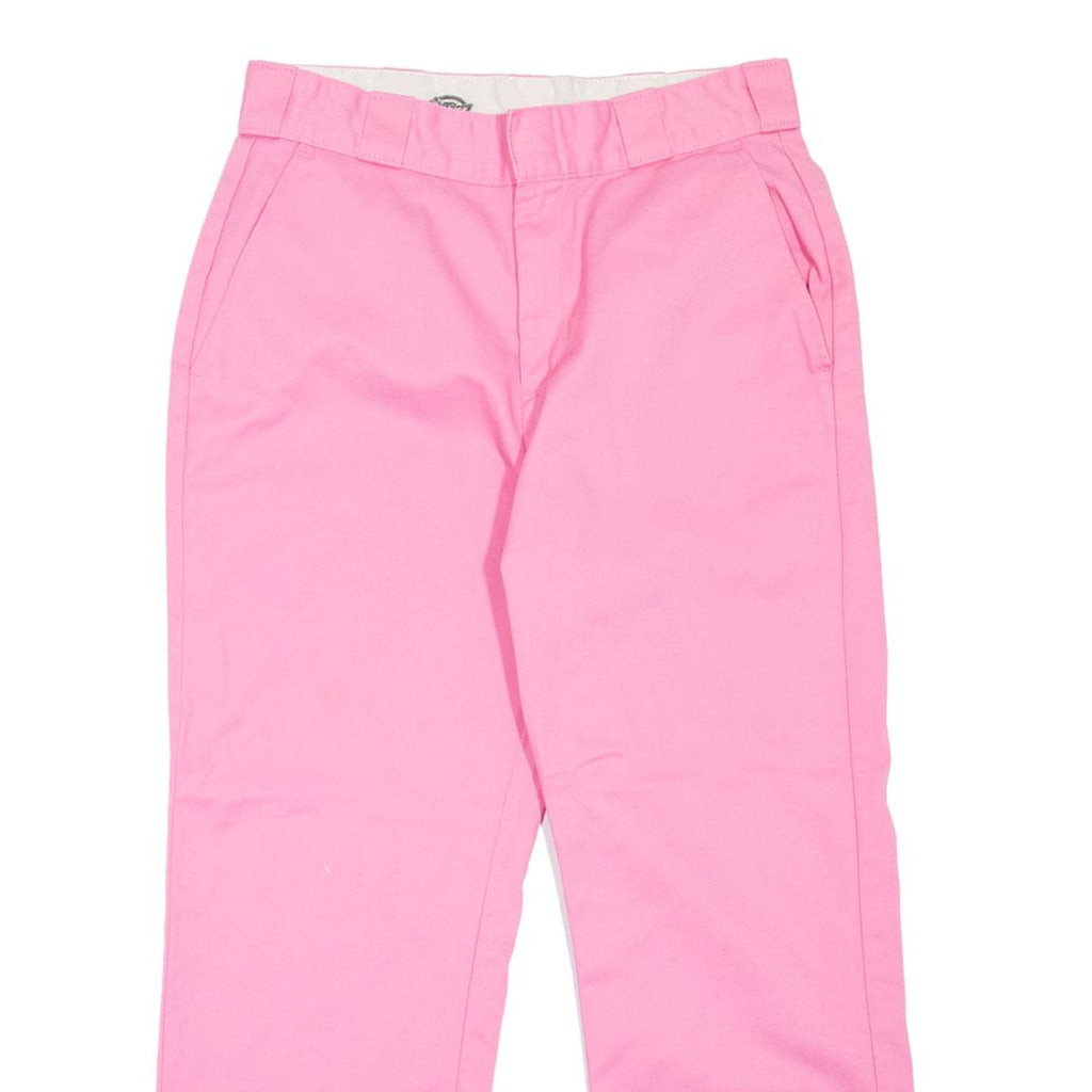 DICKIES Workwear Womens Trousers Pink Regular Straight W30 L26