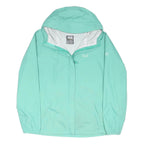 JACK WOLFSKIN Womens Blue Waterproof Outdoor Jacket UK 18 Polyester Blend Zip