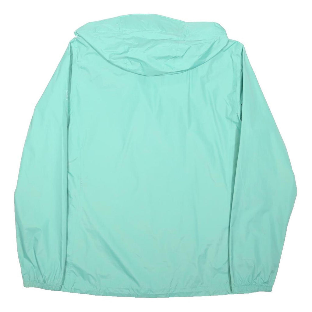 JACK WOLFSKIN Womens Blue Waterproof Outdoor Jacket UK 18 Polyester Blend Zip