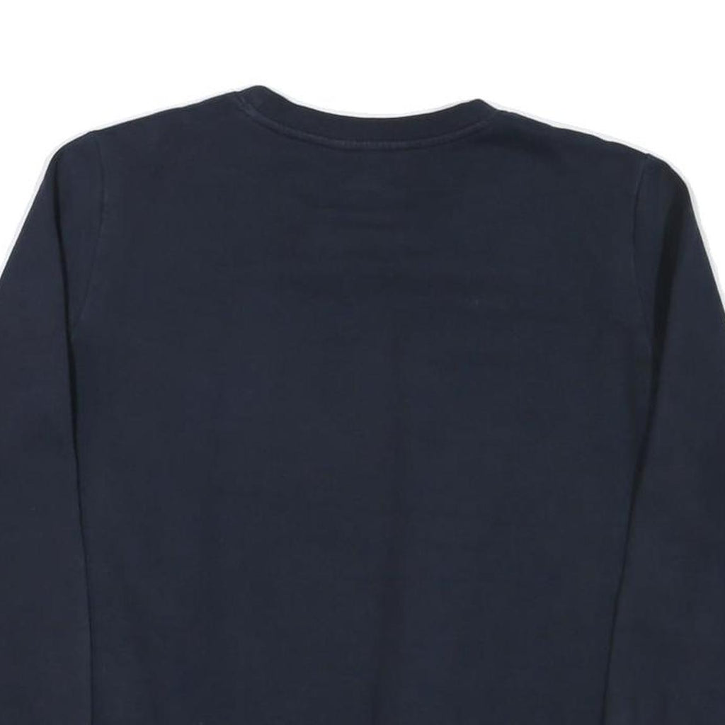 TOMMY HILFIGER Womens Navy Blue Crew Neck M Sweatshirt Logo Cotton Blend