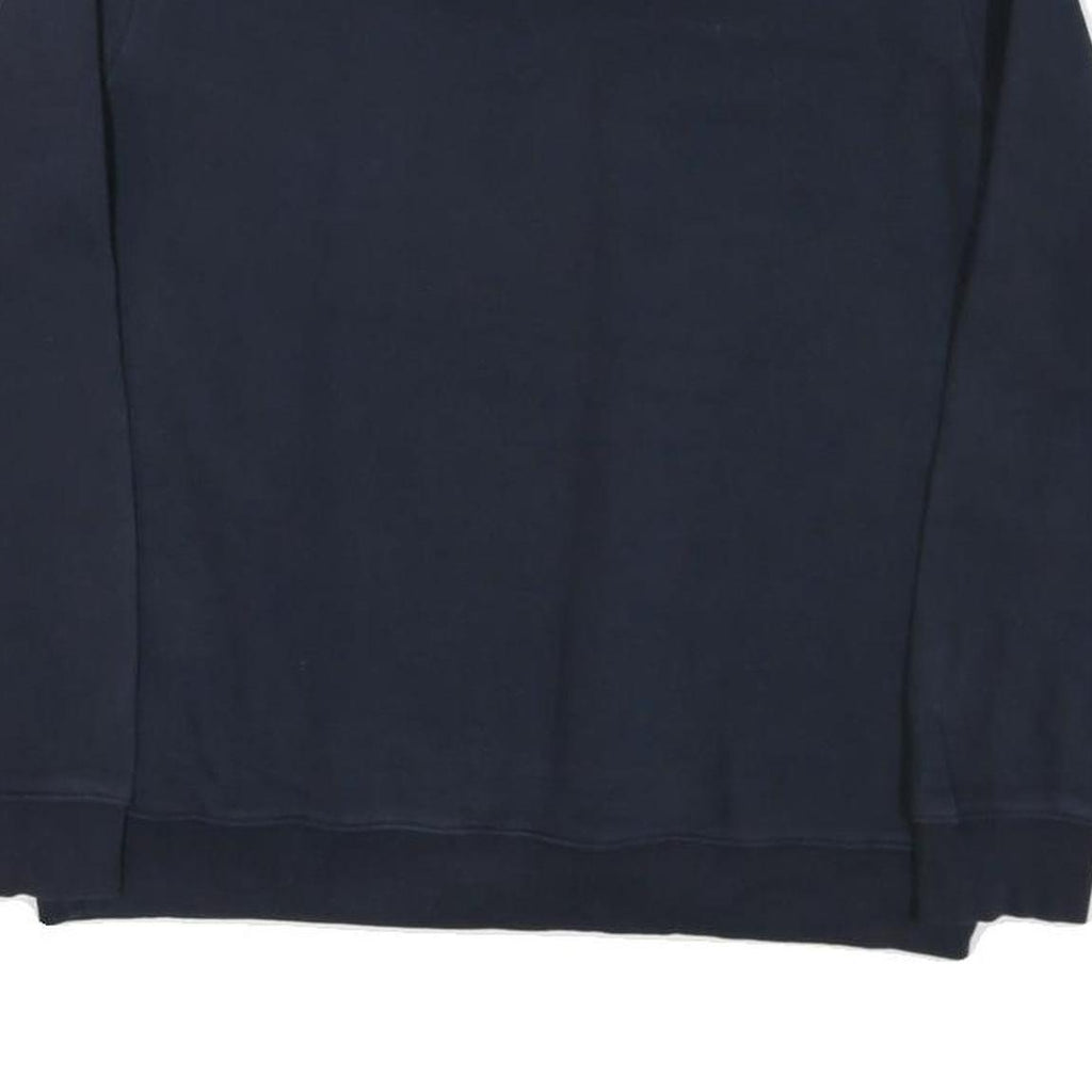 TOMMY HILFIGER Womens Navy Blue Crew Neck M Sweatshirt Logo Cotton Blend