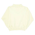 Womens Sweatshirt Yellow Collared M
