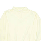 Womens Sweatshirt Yellow Collared M