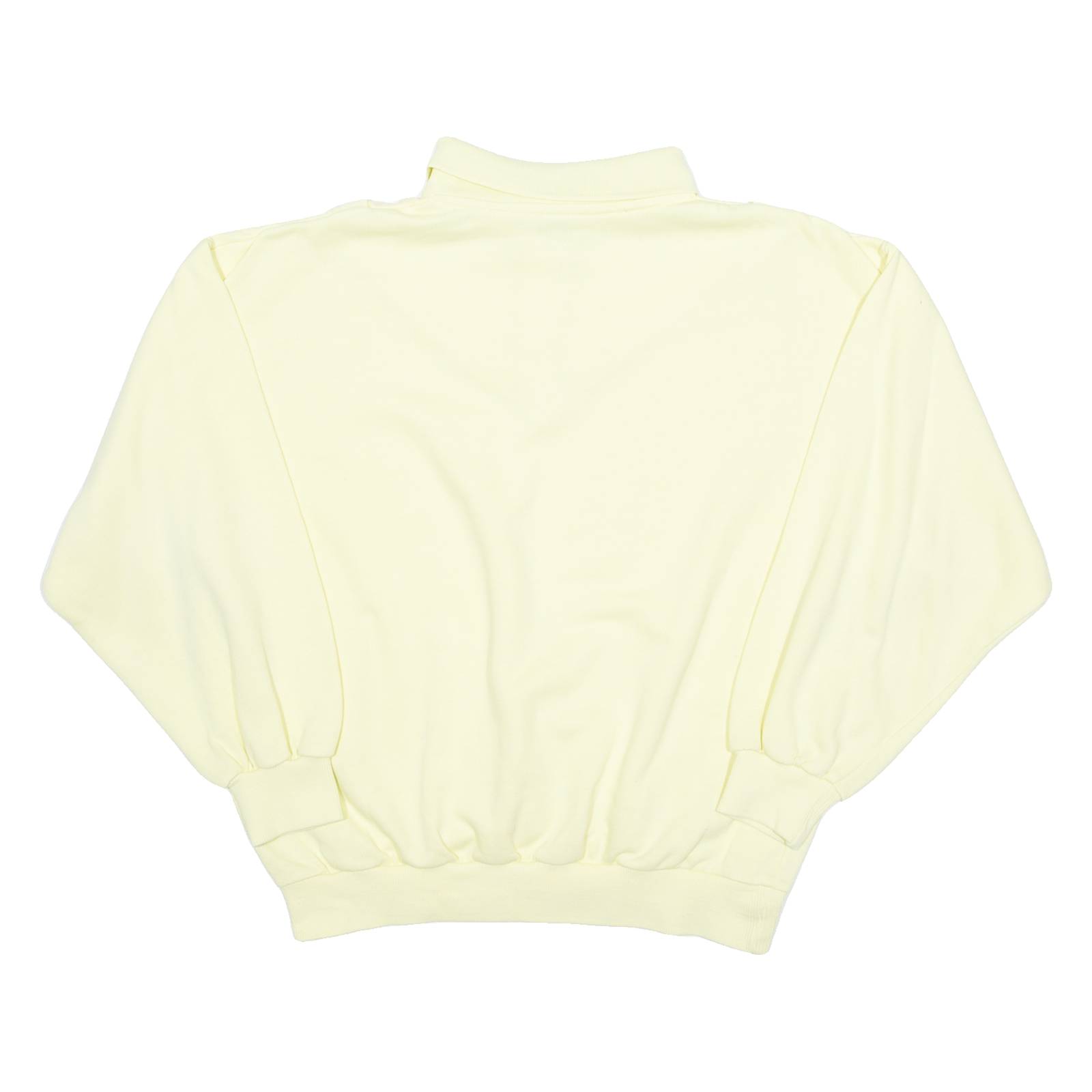 Womens Sweatshirt Yellow Collared M
